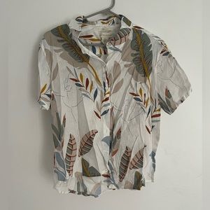 fully linen button up top from cynthia rowley